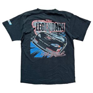 Vintage Y2K NASCAR The Legendary Dale Earnhardt T Shirt Size L Winston Cup 2001